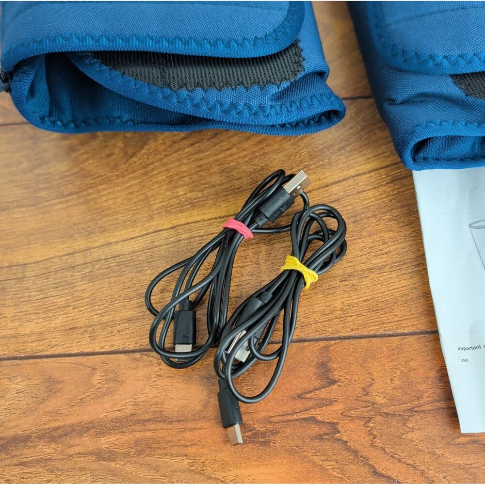 Left & Right Cordless Leg Calf Massager With Heat Circulation Massage Wireless - Picture 8 of 13